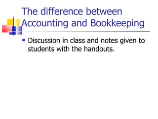 Introduction to accounting chapter 1 new | PPT