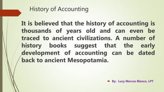 Introduction to accounting (FABM 1 for Senior High Students) | PPTX