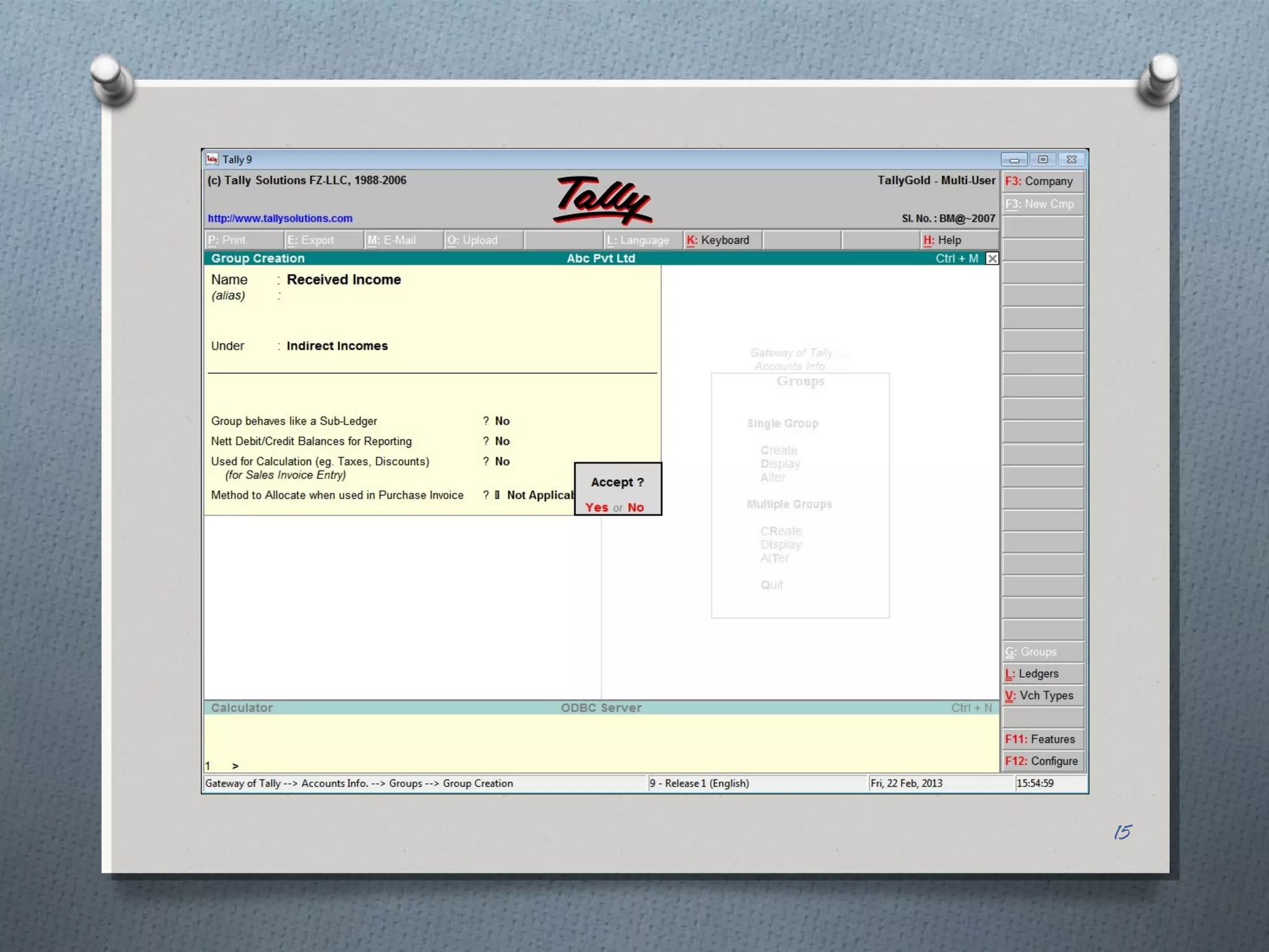 Introduction to accounting software tally | PPT | Business Accounting ...