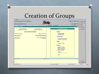 Creation of Groups




                     12
 