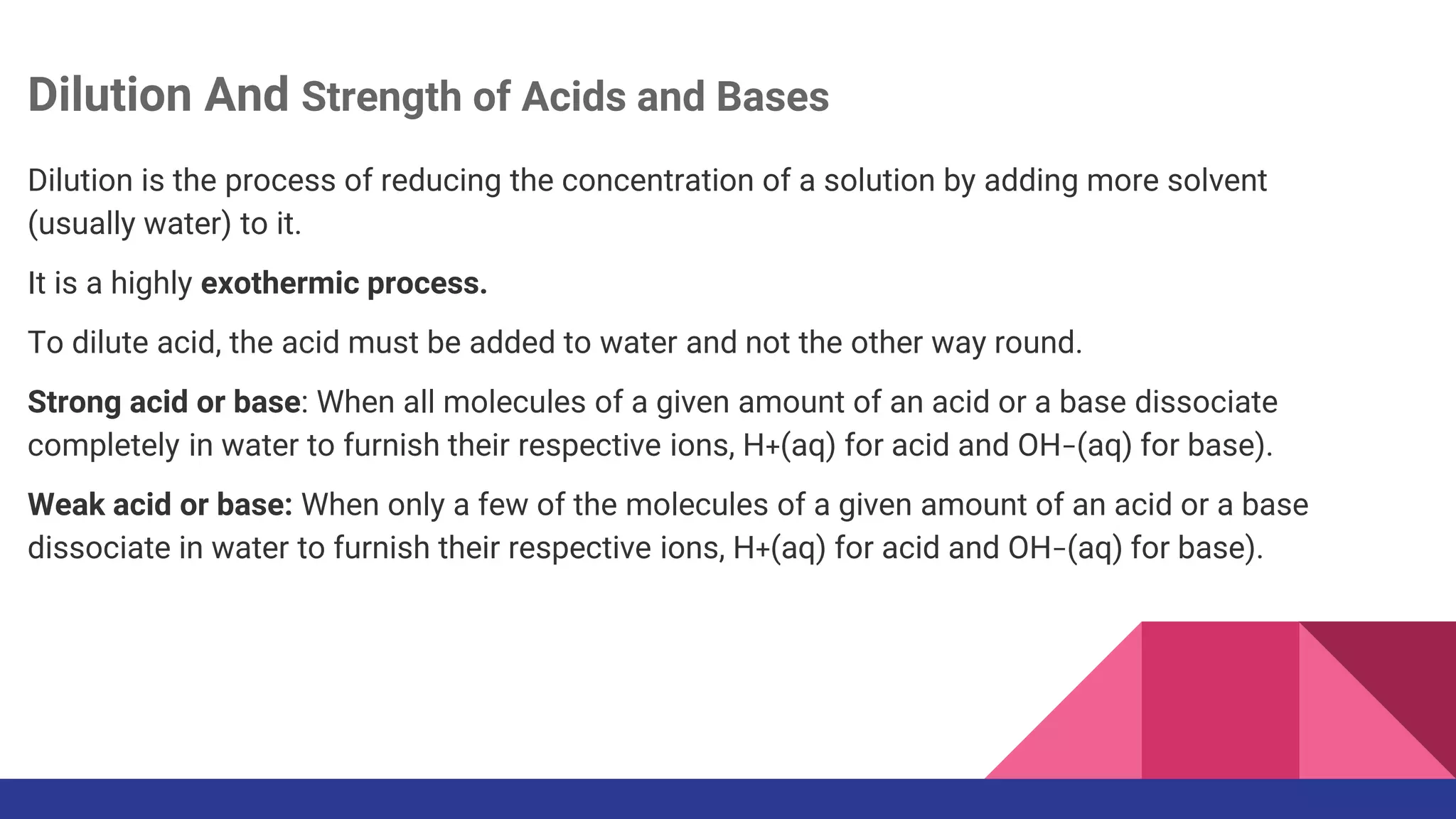 Introduction to acids,bases and salts