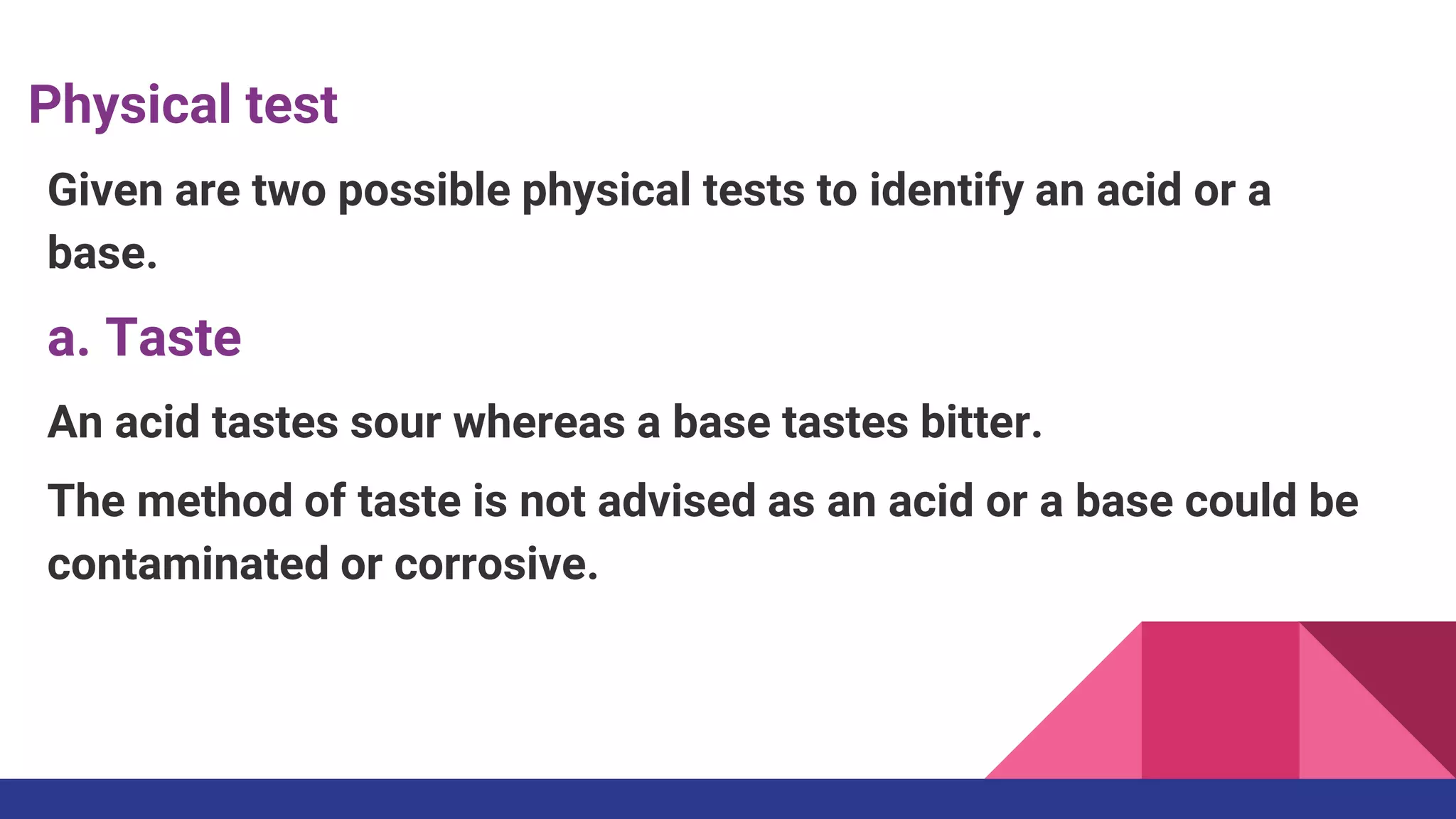 Introduction to acids,bases and salts