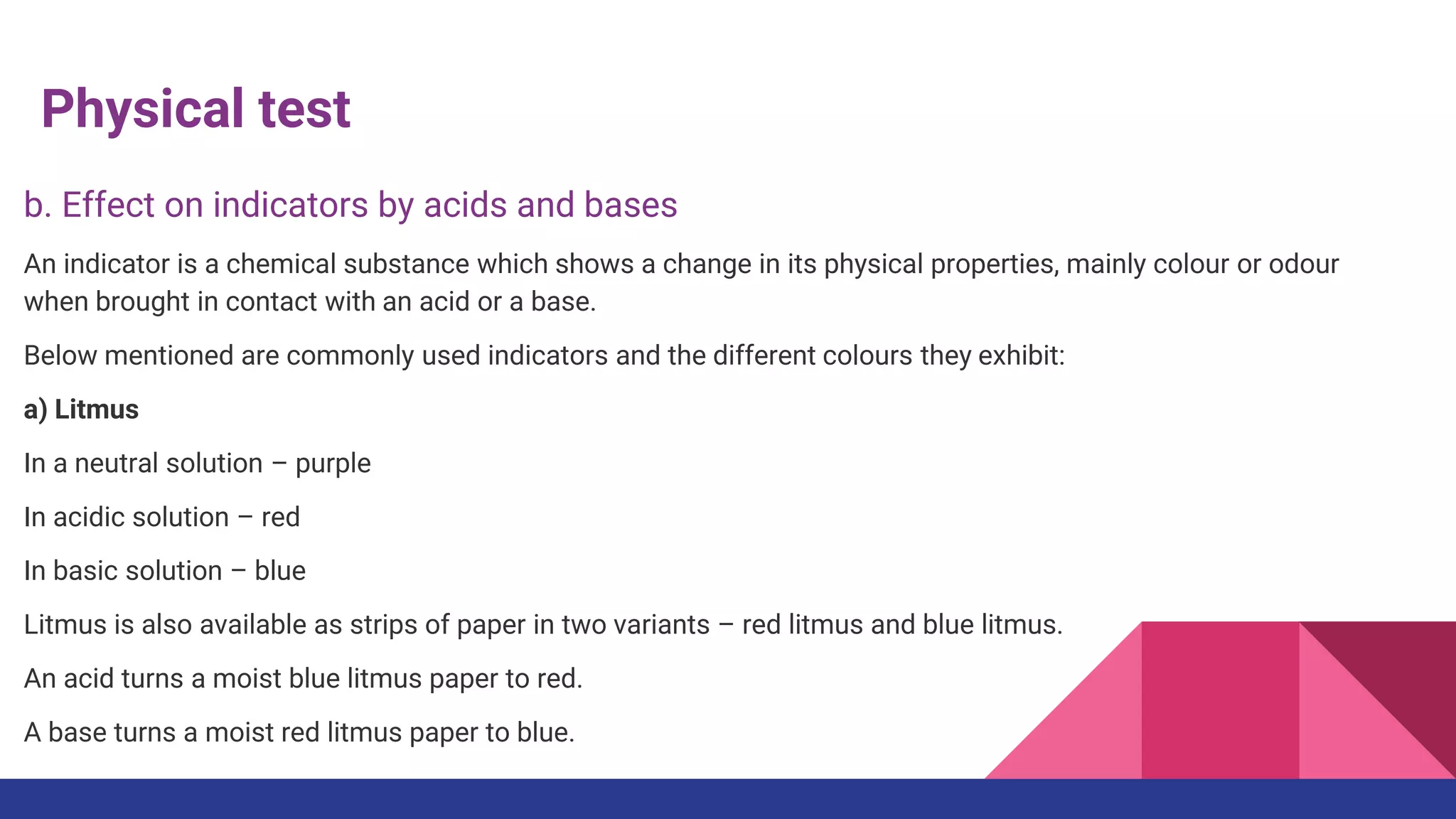 Introduction to acids,bases and salts
