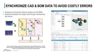 adaptivecorp.com
SYNCHRONIZE CAD & BOM DATA TO AVOID COSTLY ERRORS
10
 Automate synchronization between designs and the B...