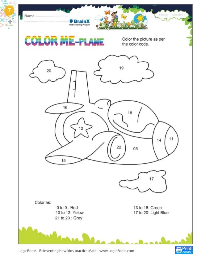 For Ukg Math Worksheet : Colouring Worksheets - UKG Math Worksheets