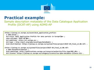 Introduction to the Asset Description Metadata Schema Application ...