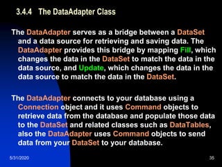 Introduction to ado.net