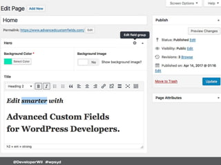 Introduction to Advanced Custom Fields | PDF