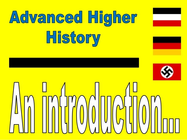 Advanced higher history dissertation help