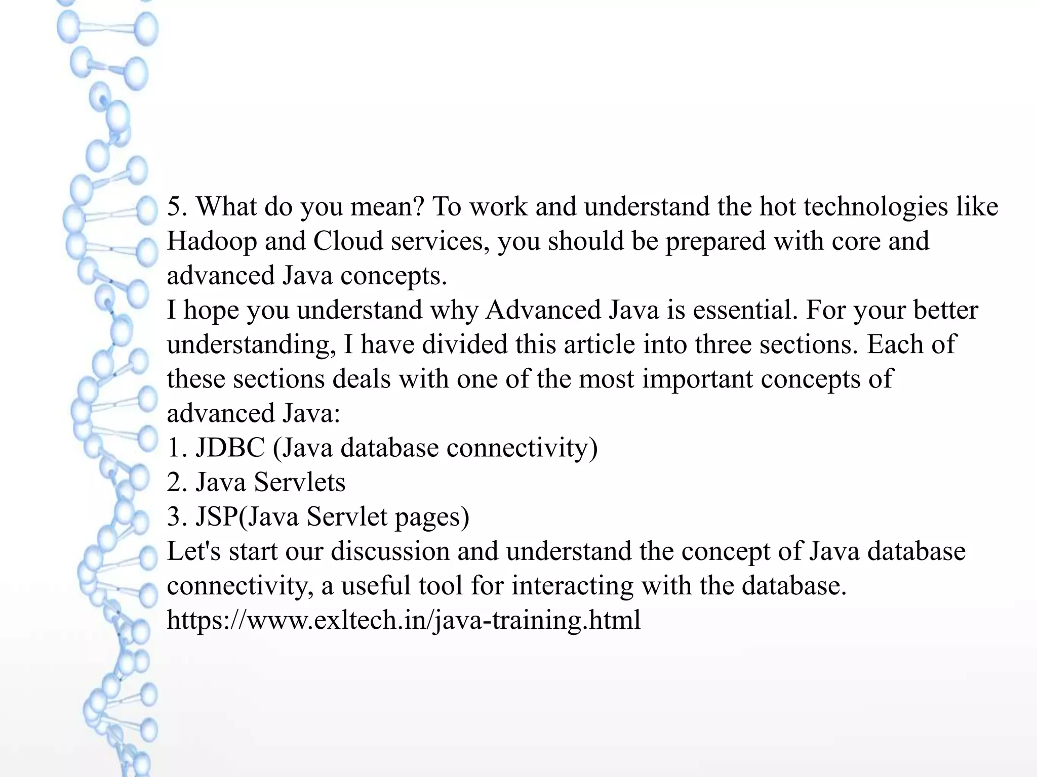 Introduction to advanced java | PPTX