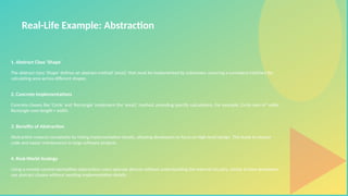 Introduction to Advanced Object-Oriented Programming for beginners by ...