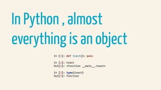 Introduction to advanced python | PPT