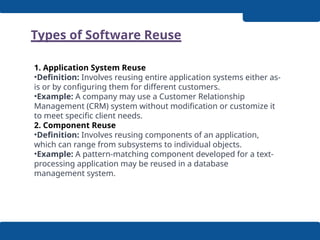 Software reuse-Component-based software engineering-Distributed ...