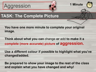 Introduction to aggression A2 | PPTX