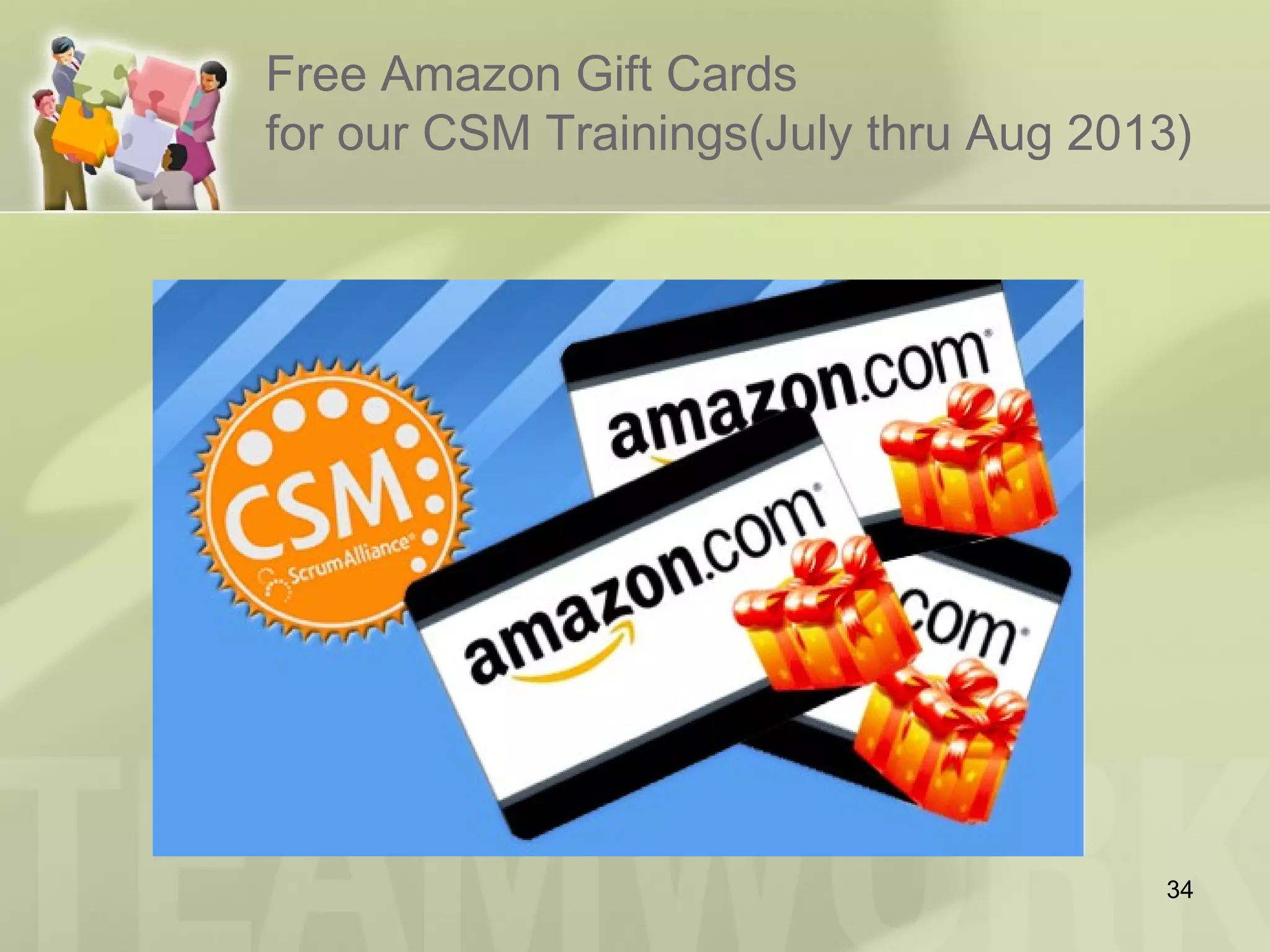 Thank you !
 More Resources at
 http://agile.conscires.com/suggested-reading-list-
and-resources/
Contact Info
Bachan Anand
Bachan.anand@conscires.com
+91-9972992288 (India), +1-949-981-0998 (US)
http://www.linkedin.com/in/bachan
34
 