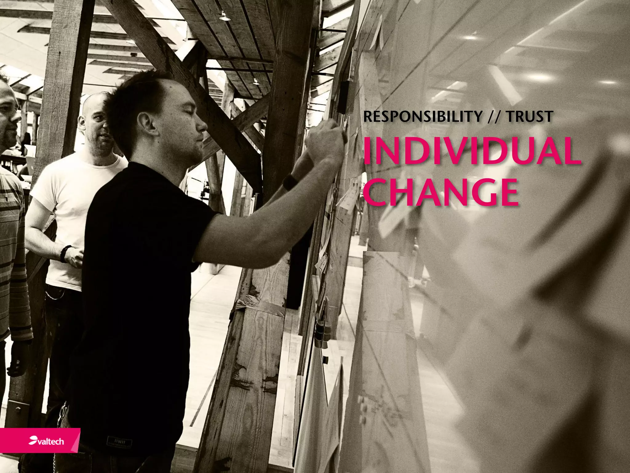 RESPONSIBILITY // TRUST

INDIVIDUAL
CHANGE
 