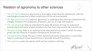 Introduction to agronomy