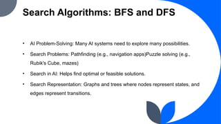 Comprehensive Introduction to Graph Search Algorithms in AI | PPTX