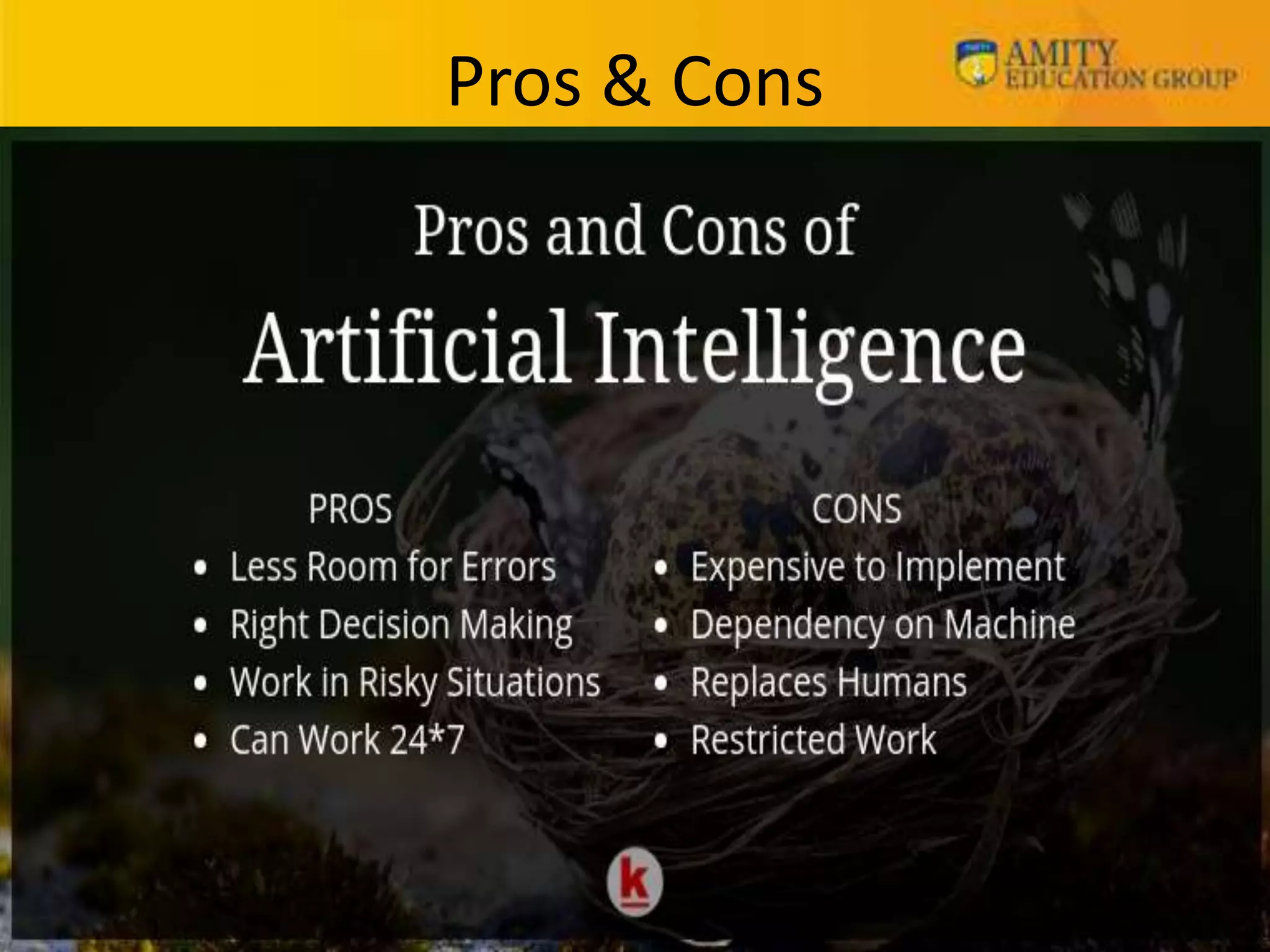 Pros & Cons
 