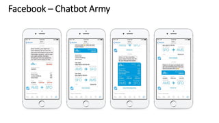 Facebook – Chatbot Army
 