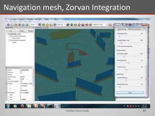Navigation mesh, Zorvan Integration
67Fanafzar Game Studio
 