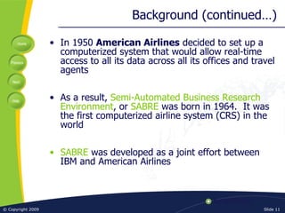 Introduction to airline reservation systems | PPT