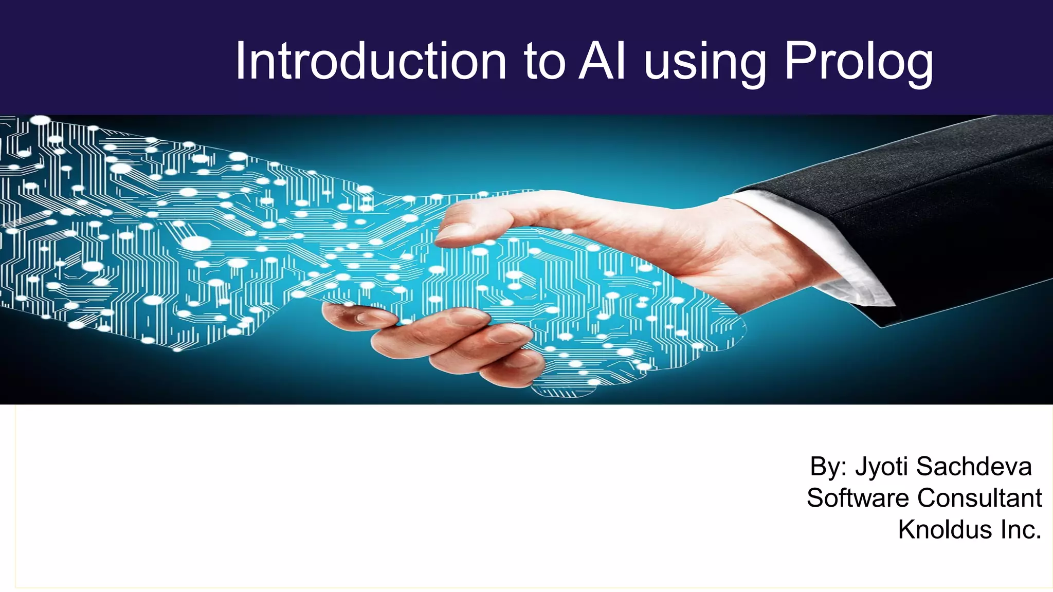 Introduction To AI Using Prolog | ODP