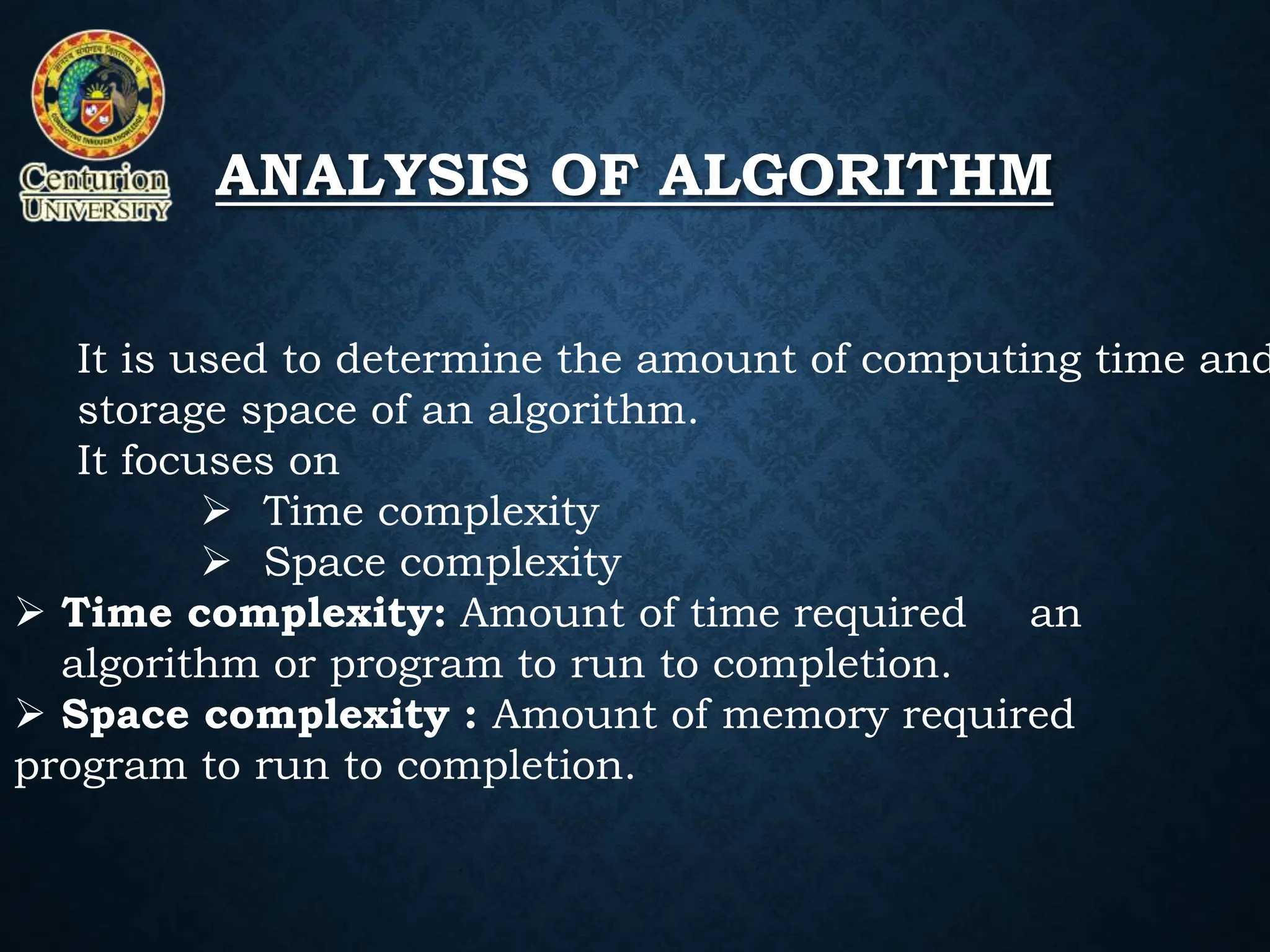 INTRODUCTION TO ALGORITHM in MATHEMATICAL PROBLEM SOLVING | PPT
