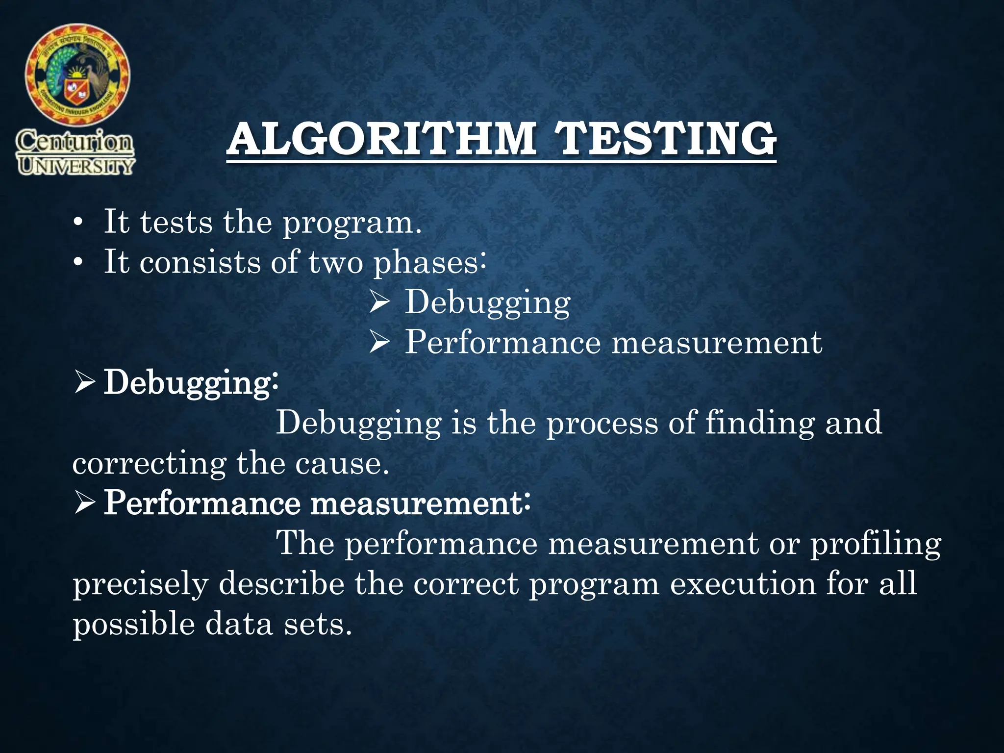 INTRODUCTION TO ALGORITHM in MATHEMATICAL PROBLEM SOLVING | PPT