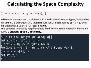 Introduction to Algorithms Complexity Analysis | PPT