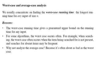 Introduction to Algorithms Complexity Analysis | PPT