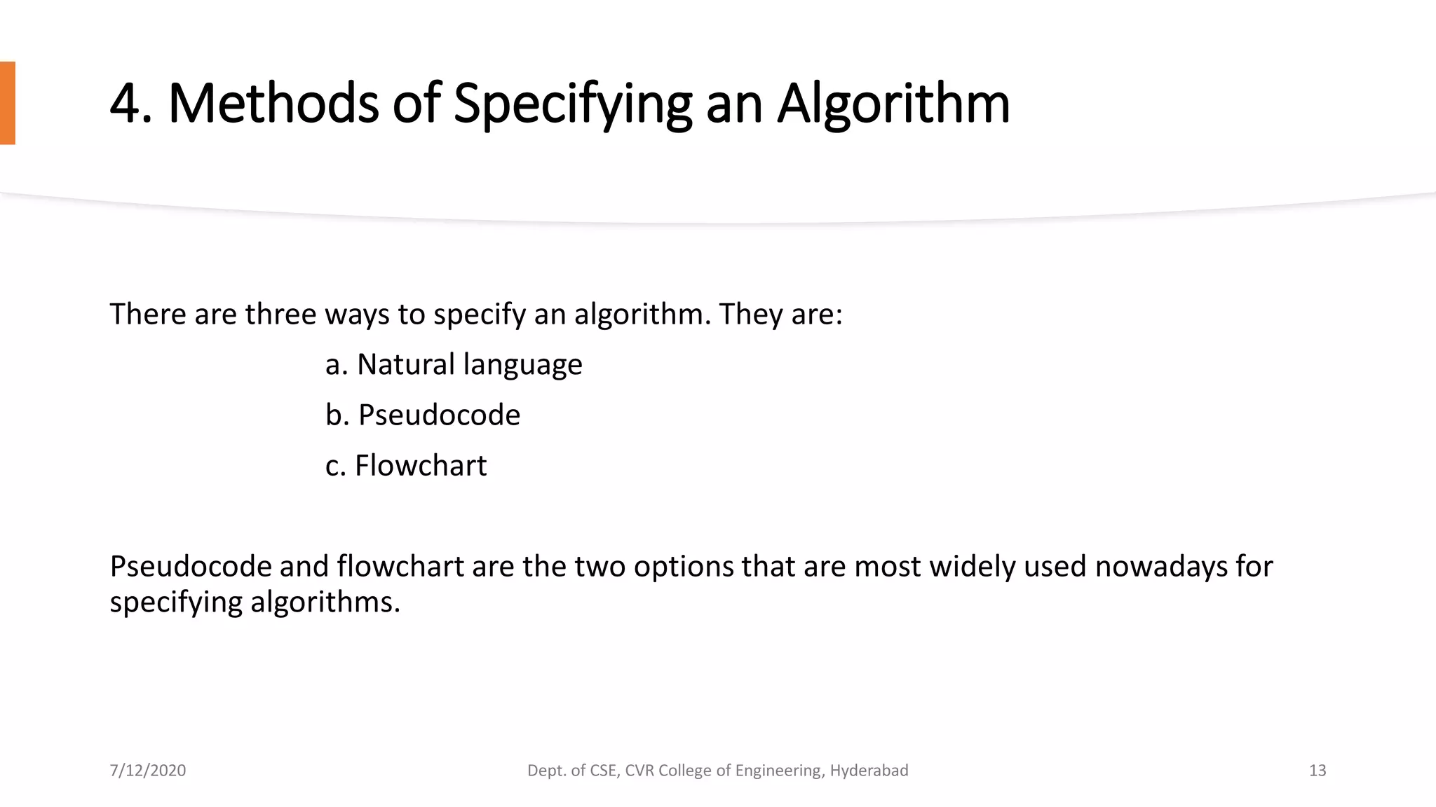 Introduction to algorithms | PPT