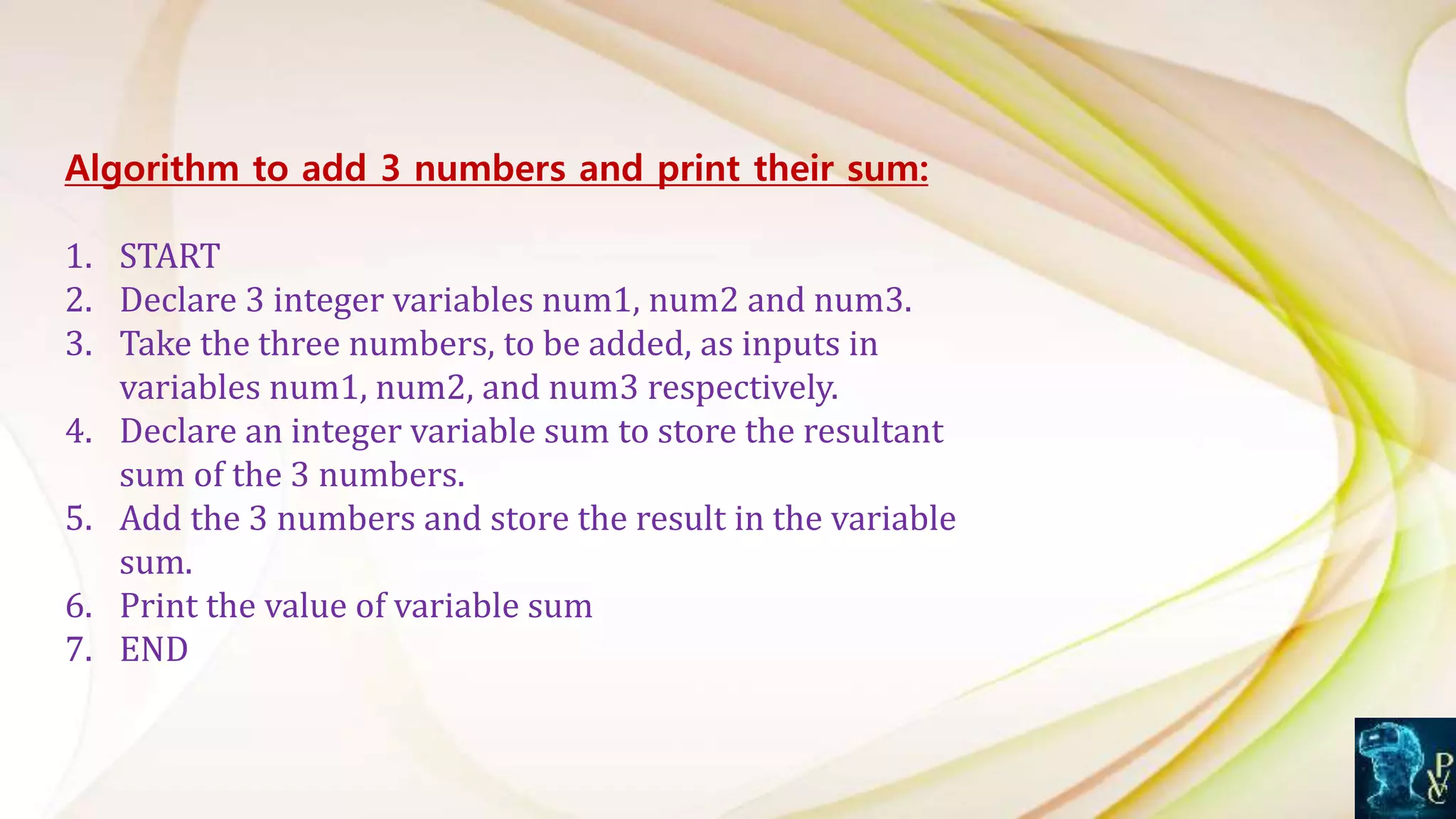Introduction to algorithms | PPTX | Programming Languages | Computing