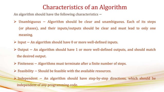Introduction to algorithms | PPTX | Programming Languages | Computing