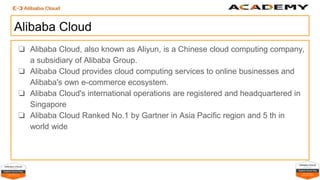 Introduction to Alibaba Cloud | PPTX