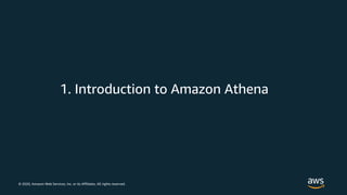 Introduction to Amazon Athena | PDF