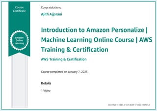 Introduction to Amazon Personalize.pdf