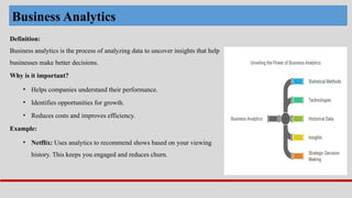 Introduction to Analytics, Basic Concepts | PPTX