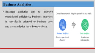 The Basic Operations Analytics Introduction to Analytics, Basic Concepts | PPTX