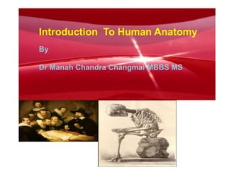 Introduction  To Human Anatomy By DrManah Chandra Changmai MBBS MS 
