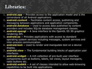 Introduction to Android | PPTX | Operating Systems | Computer Software ...