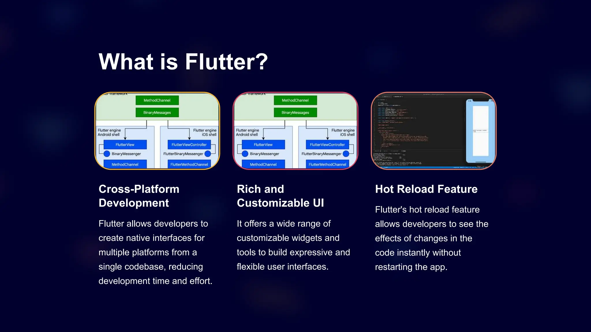 Introduction to android application development with flutter pptx