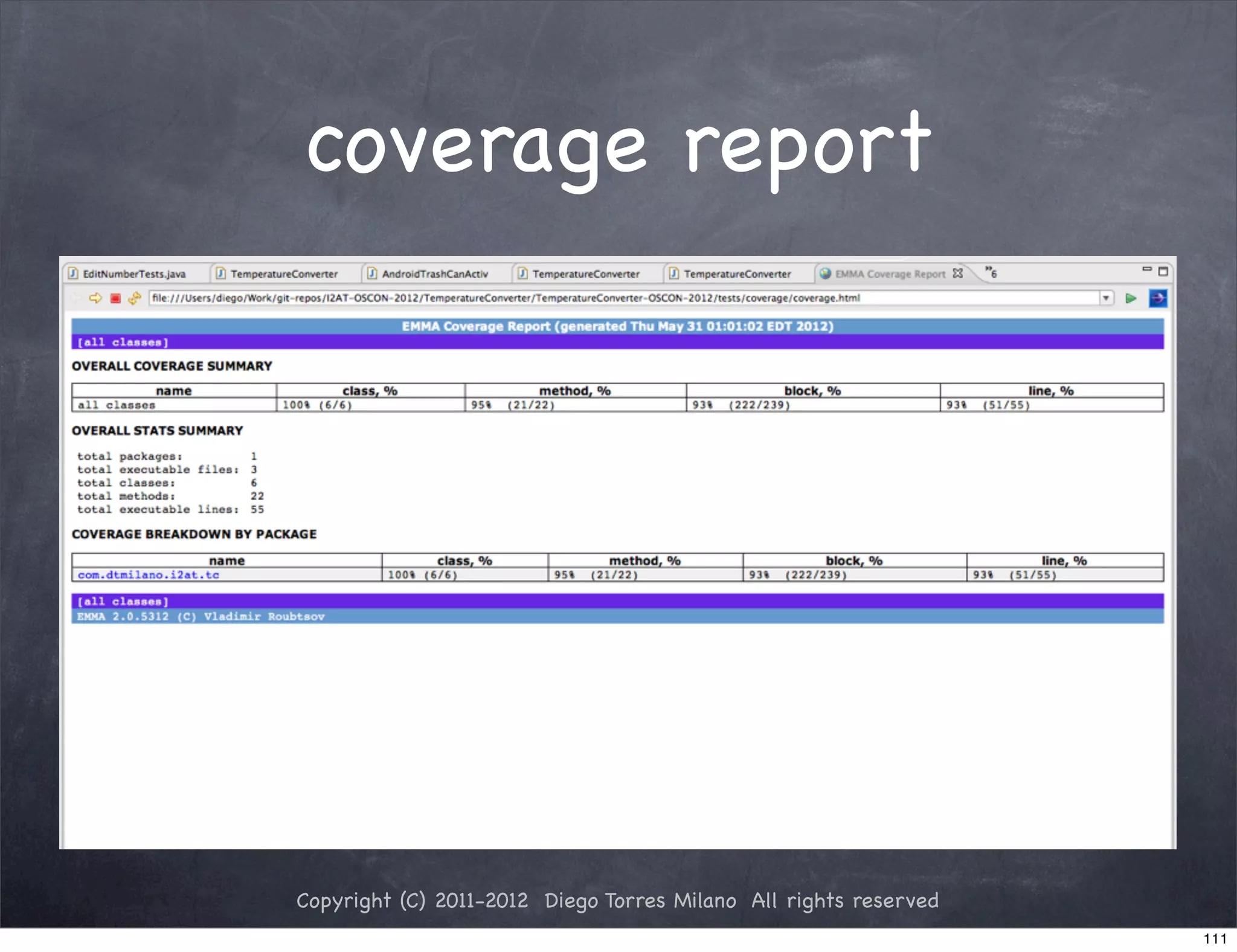 coverage report




Copyright (C) 2011-2012 Diego Torres Milano All rights reserved
                                                                  111
 