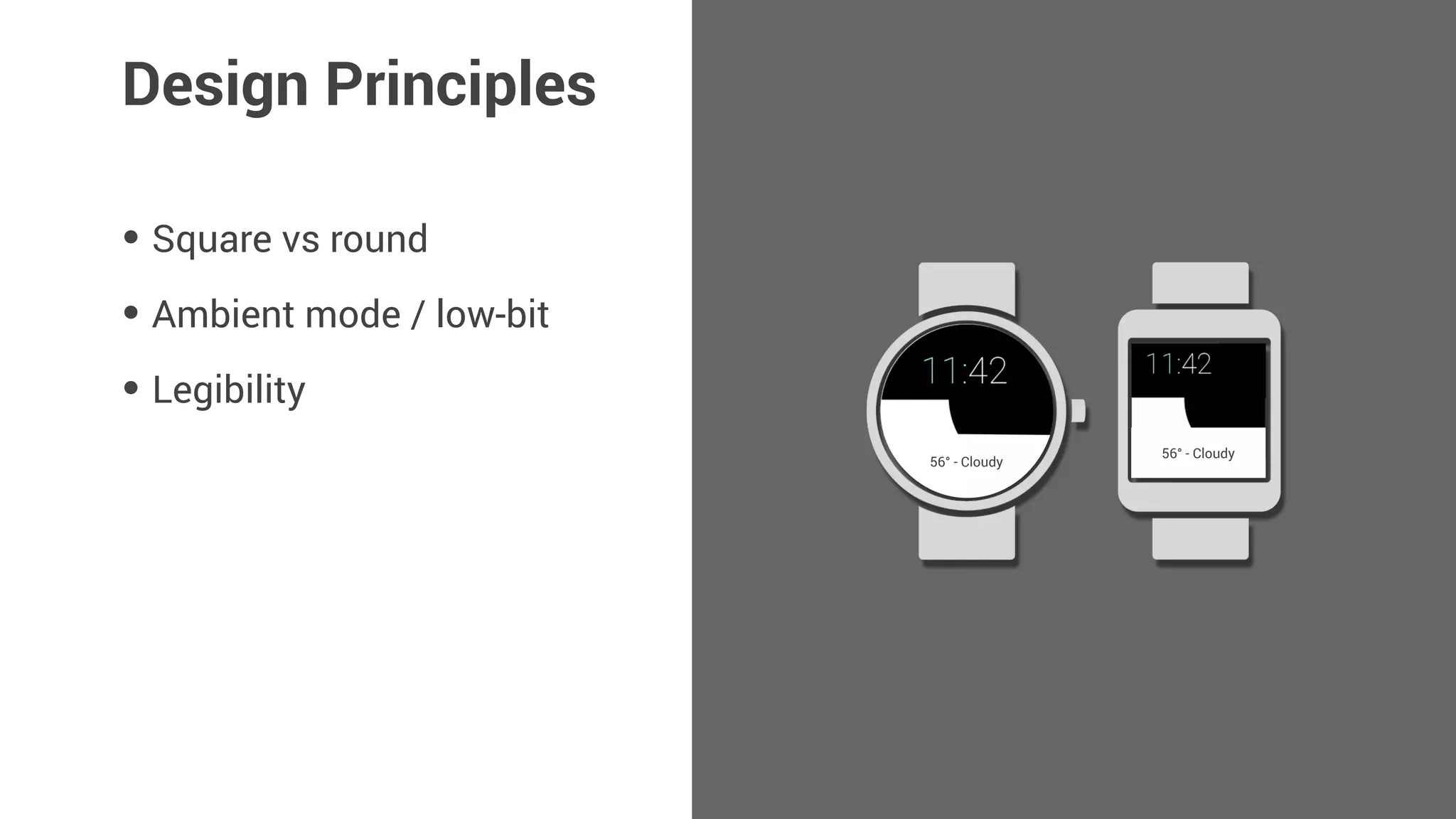 Developing
Watch Faces
 