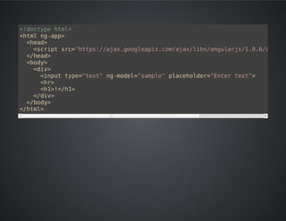 Introduction to angular js | PPT