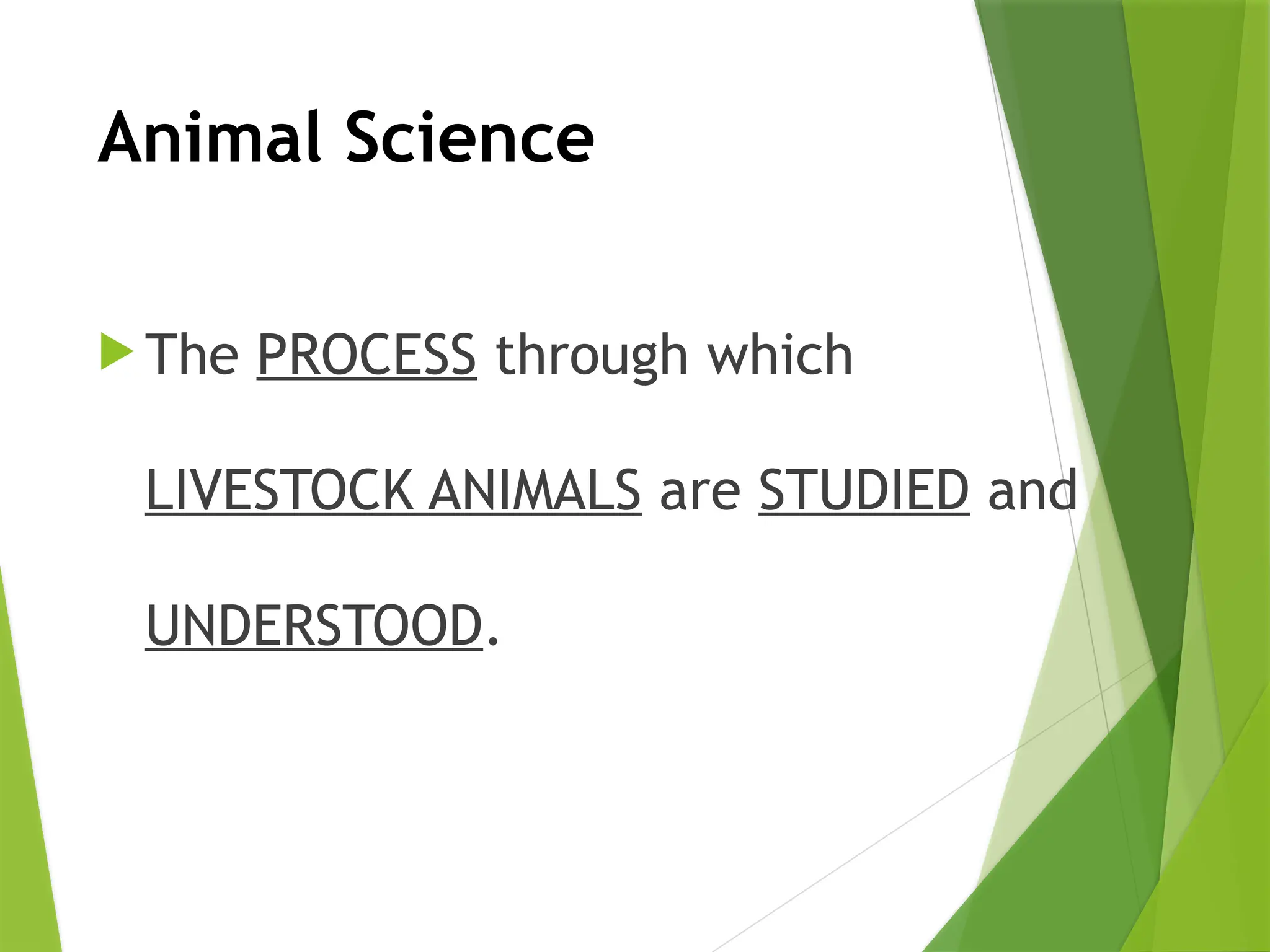 Introduction to Animal Science. Introduction to Animal Sciencepptx | PPTX