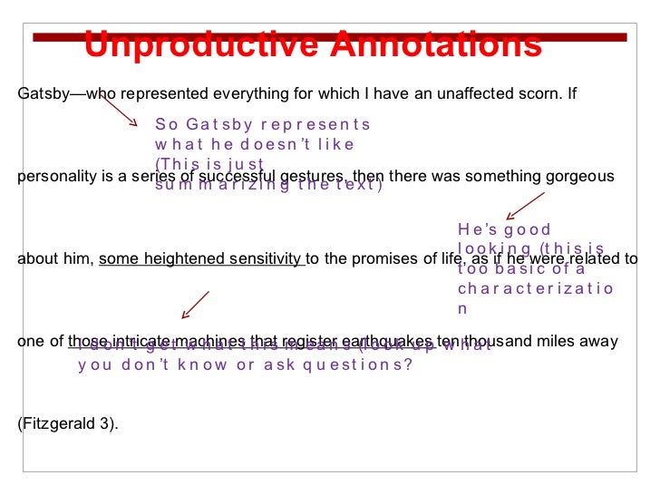 Introduction to annotation