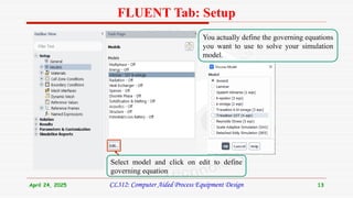 Introduction to ANSYS Fluent for Fluid Flow | PPTX