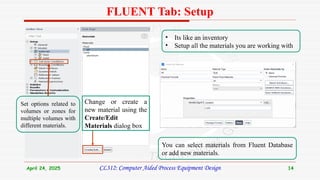 Introduction to ANSYS Fluent for Fluid Flow | PPTX