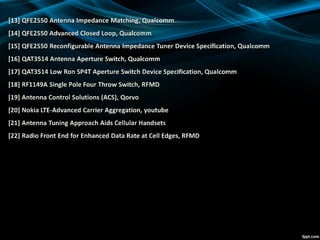 Introduction To Antenna Impedance Tuner And Aperture Switch | PDF
